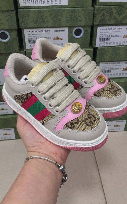 Gucci head leather company-level children_s shoes 26-35-dbb371fc